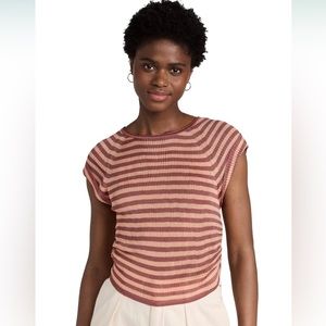 Free people slinky baby striped tee